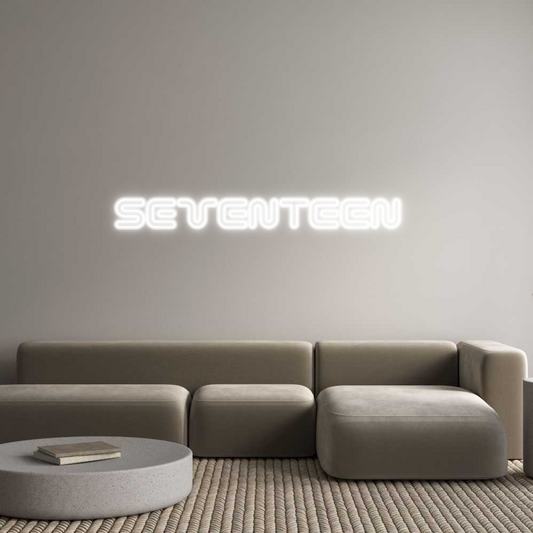 Custom Neon: SEVENTEEN