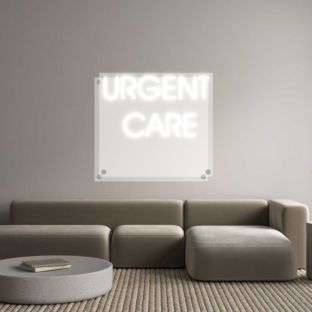 Custom Neon: URGENT
 CARE