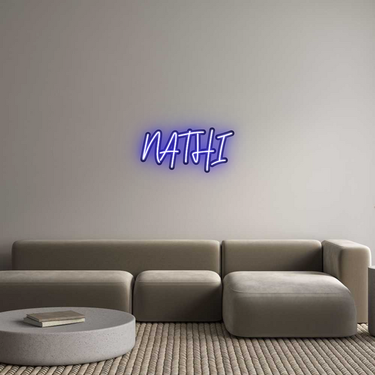 Custom Neon: NATHI