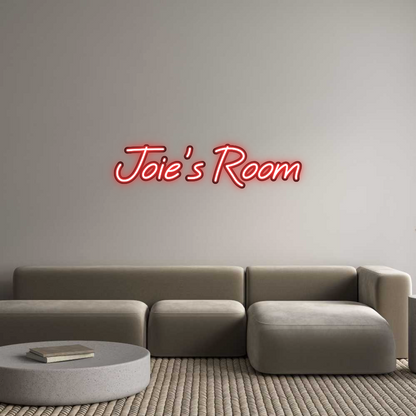 Custom Neon: Joie's Room