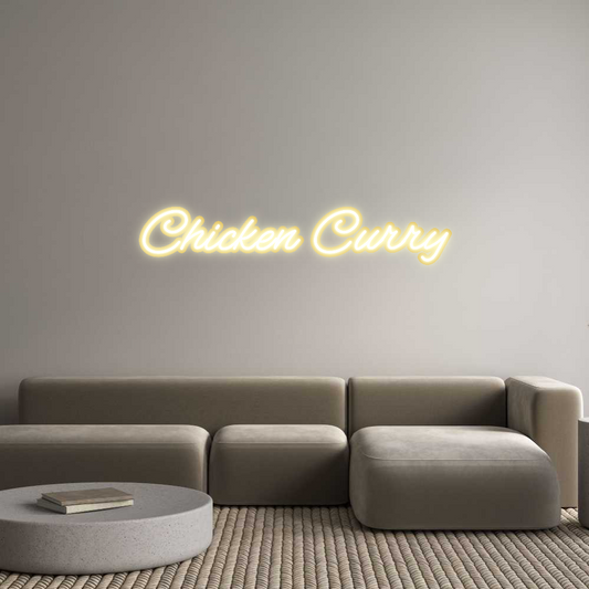 Custom Neon: Chicken Curry