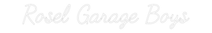 Custom Neon: Rosel Garage ...