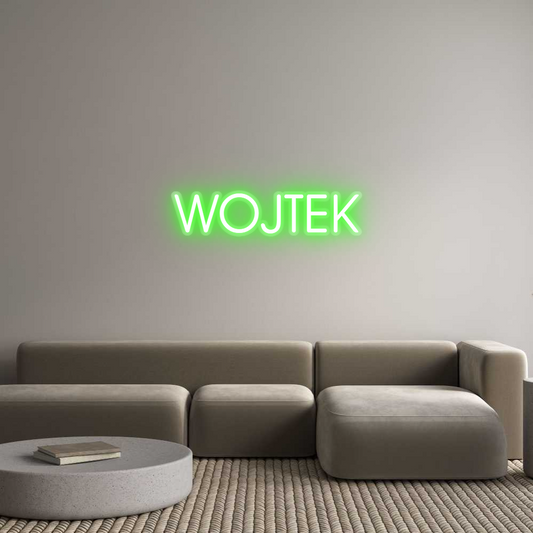 Custom Neon: WOJTEK