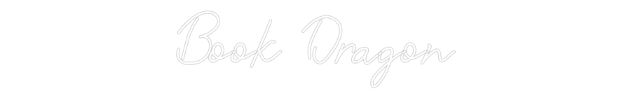Custom Neon: Book Dragon