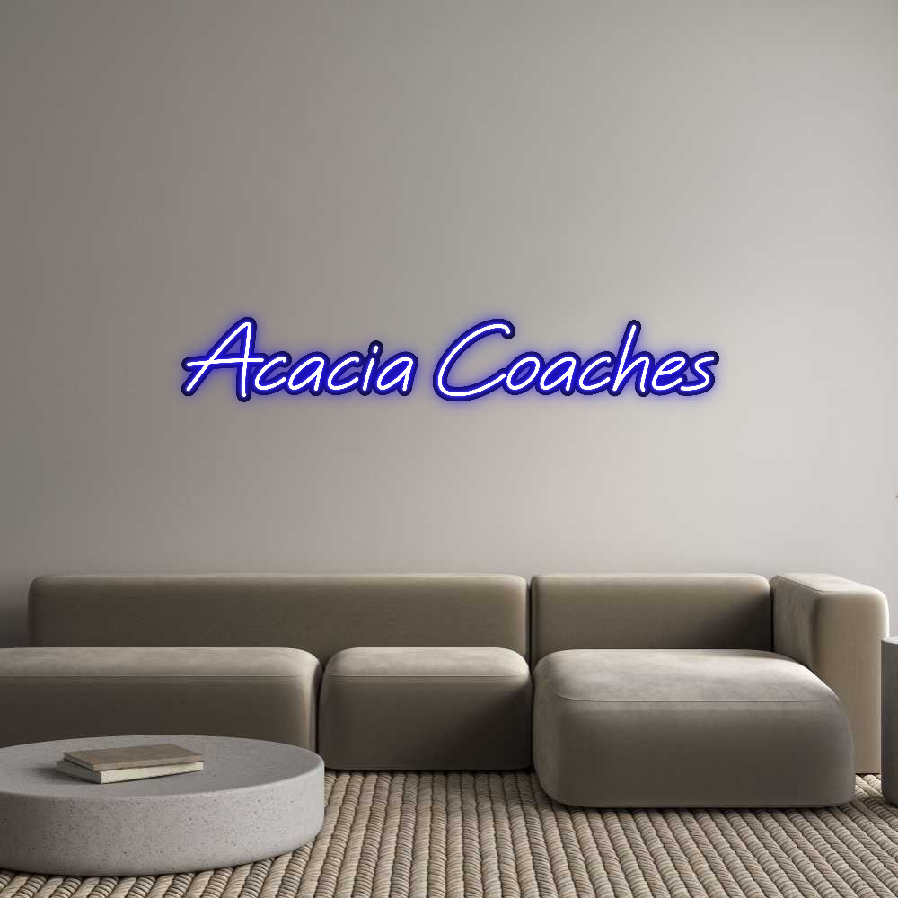 Custom Neon: Acacia Coaches