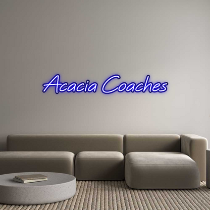 Custom Neon: Acacia Coaches