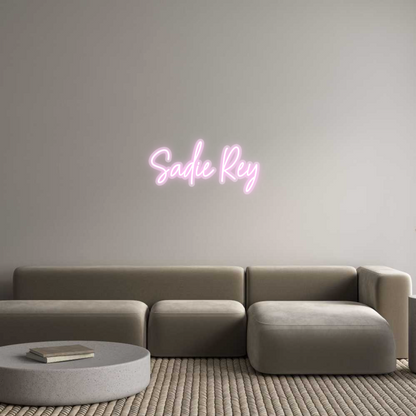 Custom Neon: Sadie Rey