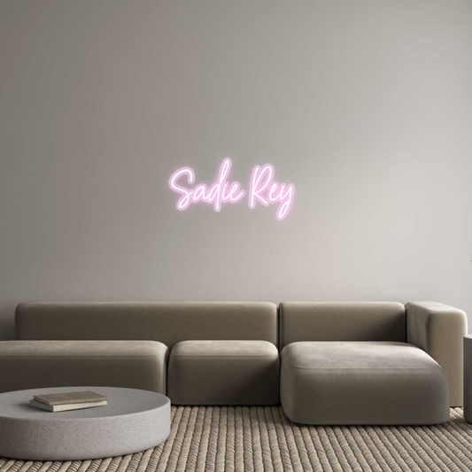 Custom Neon: Sadie Rey
