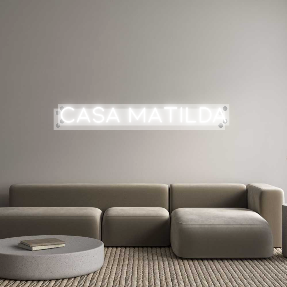 Custom Neon: Casa Matilda