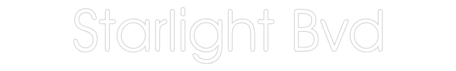 Custom Neon: Starlight Bvd