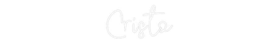 Custom Neon: Cristo