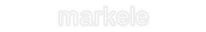 Custom Neon: markele