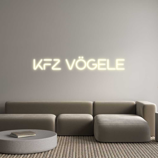 Custom Neon: KFZ VÖGELE