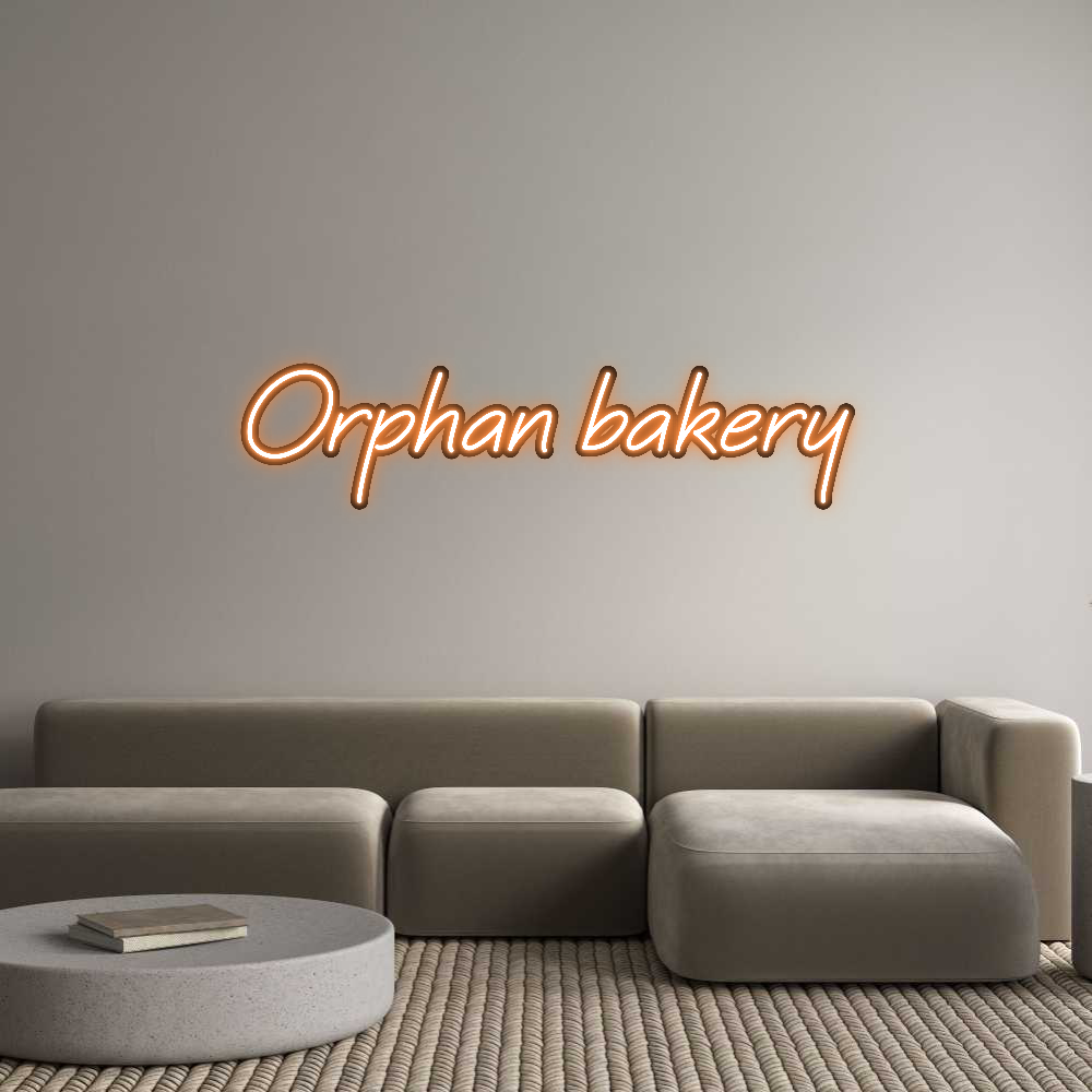 Custom Neon: Orphan bakery