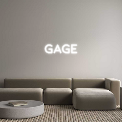 Custom Neon: Gage