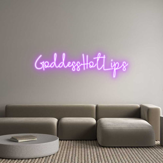 Custom Neon: GoddessHotLips