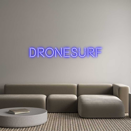 Custom Neon: Dronesurf