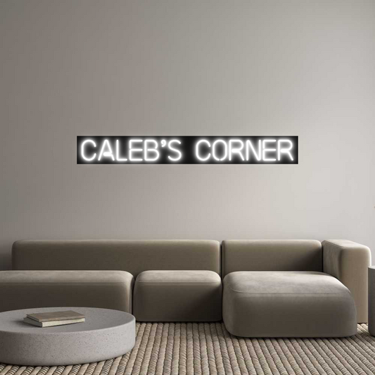 Custom Neon: Caleb’s Corner