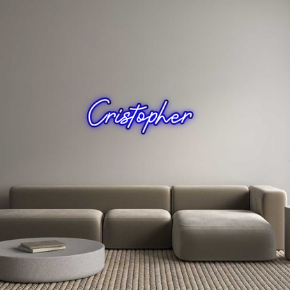 Custom Neon: Cristopher