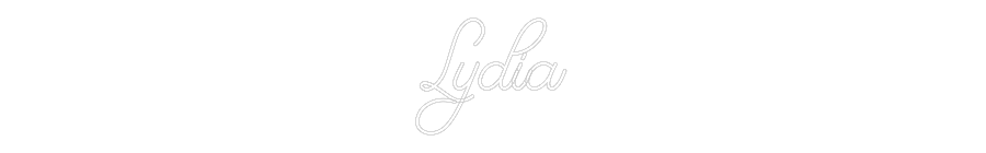 Custom Neon: Lydia