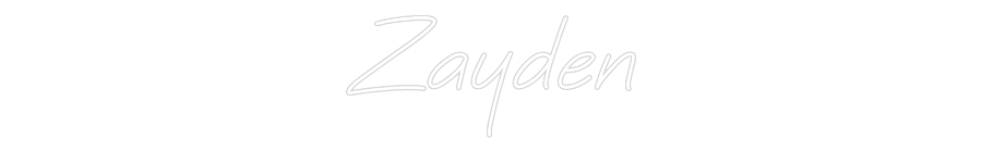 Custom Neon: Zayden