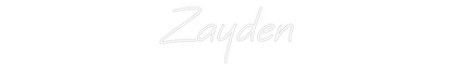 Custom Neon: Zayden