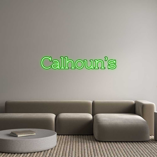Custom Neon: Calhoun’s