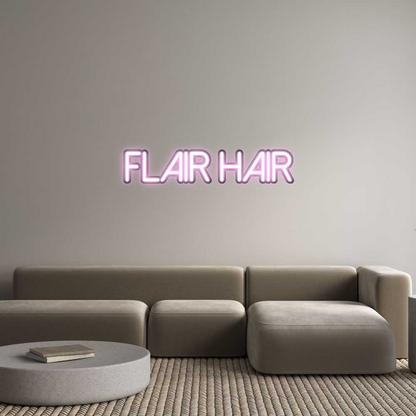 Custom Neon: Flair Hair