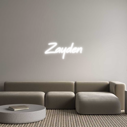 Custom Neon: Zayden