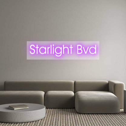 Custom Neon: Starlight Bvd