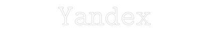 Custom Neon: Yandex