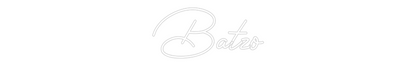 Custom Neon: Batzo