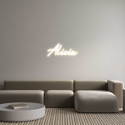 Custom Neon: Alicia