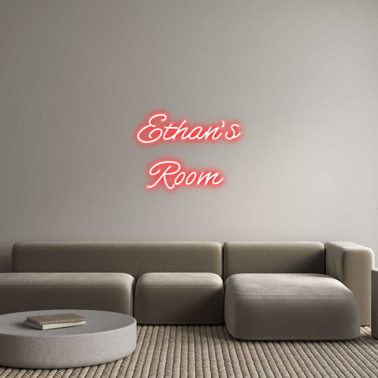 Custom Neon: Ethan's
Room