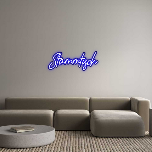 Custom Neon: Stammtisch