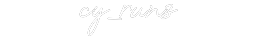 Custom Neon: cy_runs