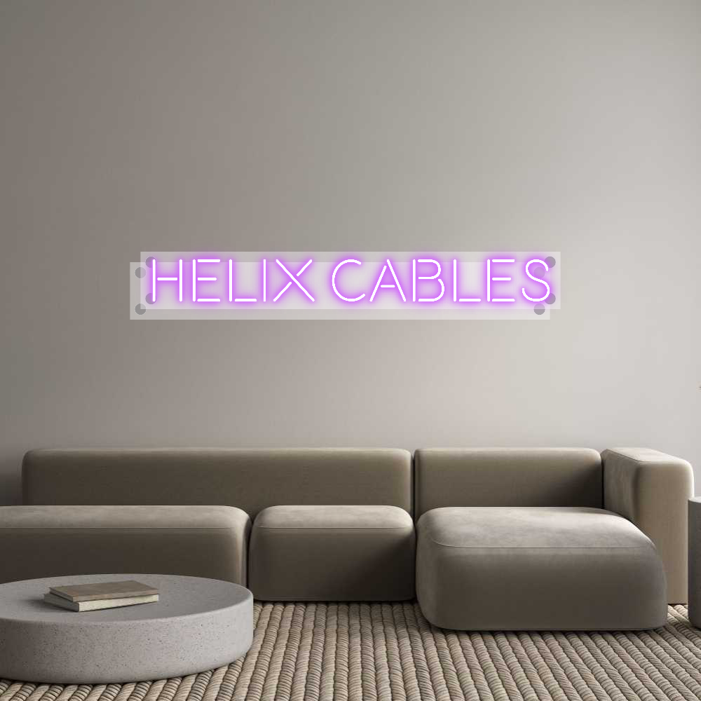 Custom Neon: Helix Cables