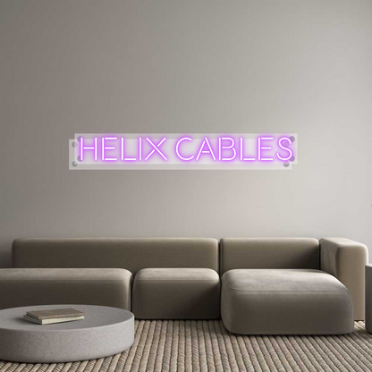 Custom Neon: Helix Cables