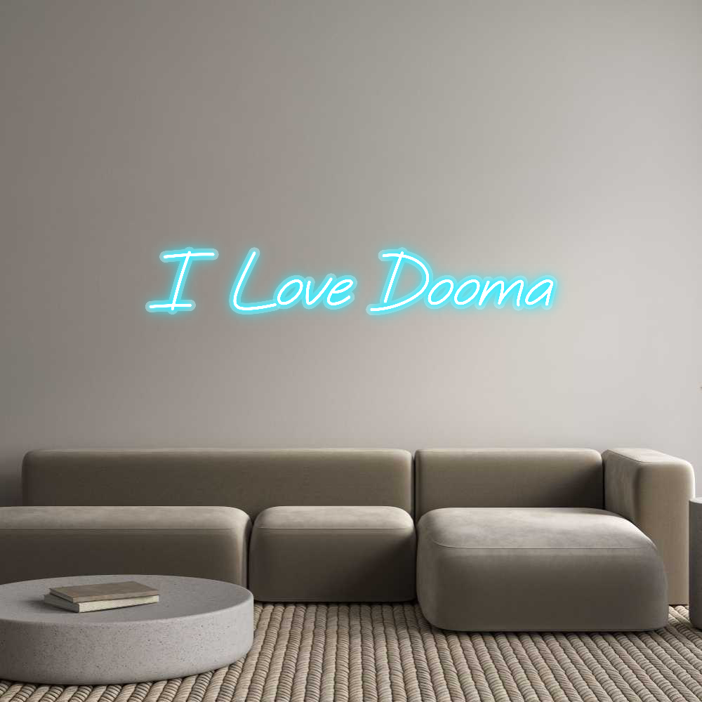 Custom Neon: I Love Dooma