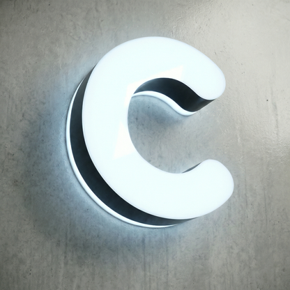 LC-FBL02 · LED Front and Back Lit Rimless Letters & Signs