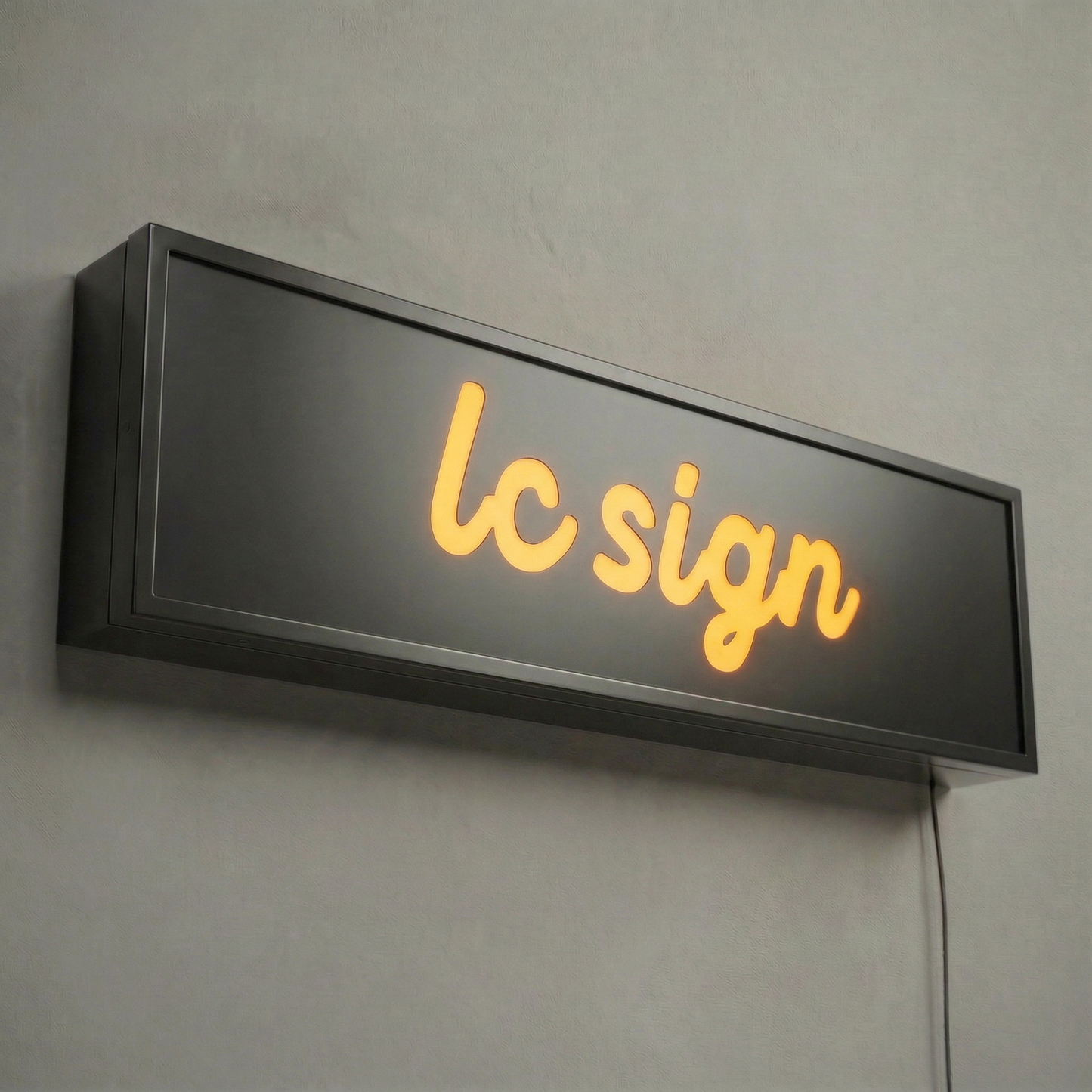 LC-1LS06 · Single-sided LED Embedded Lightbox Signs