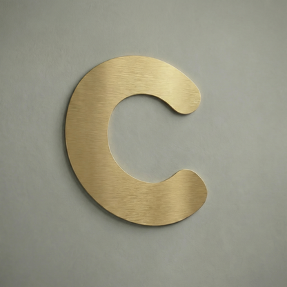 LC-CNL01 · Cutting-finish Stainless Steel Letters & Signs