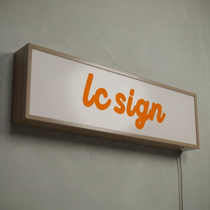 LC-1LS01 · Single-sided LED Normal Style Lightbox Signs