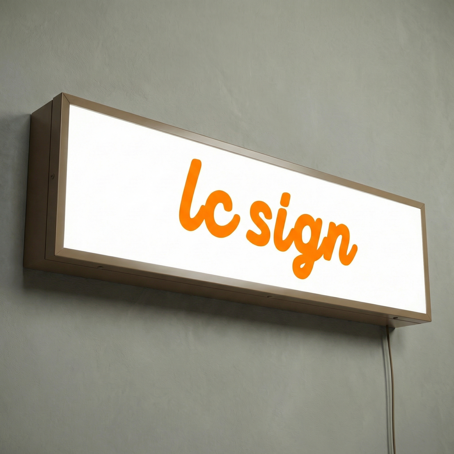 LC-1LS01 · Single-sided LED Normal Style Lightbox Signs