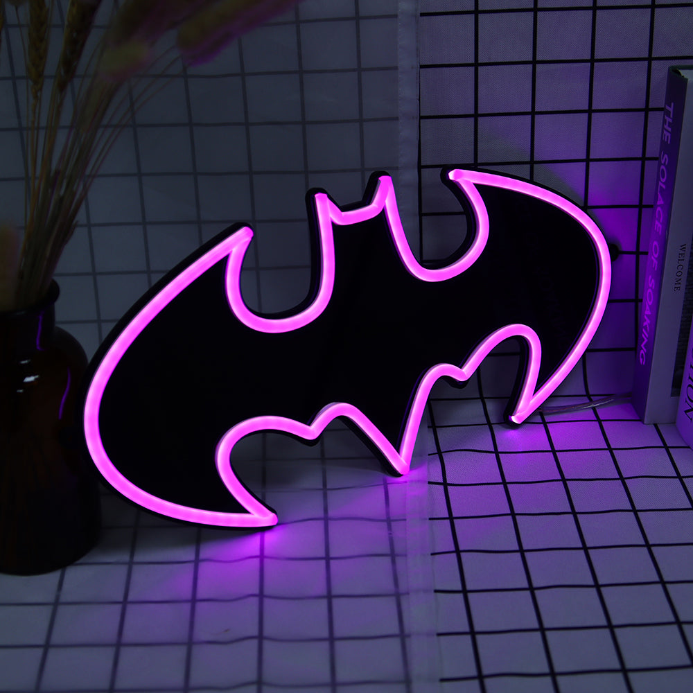 Super Cool Bat Neon Sign