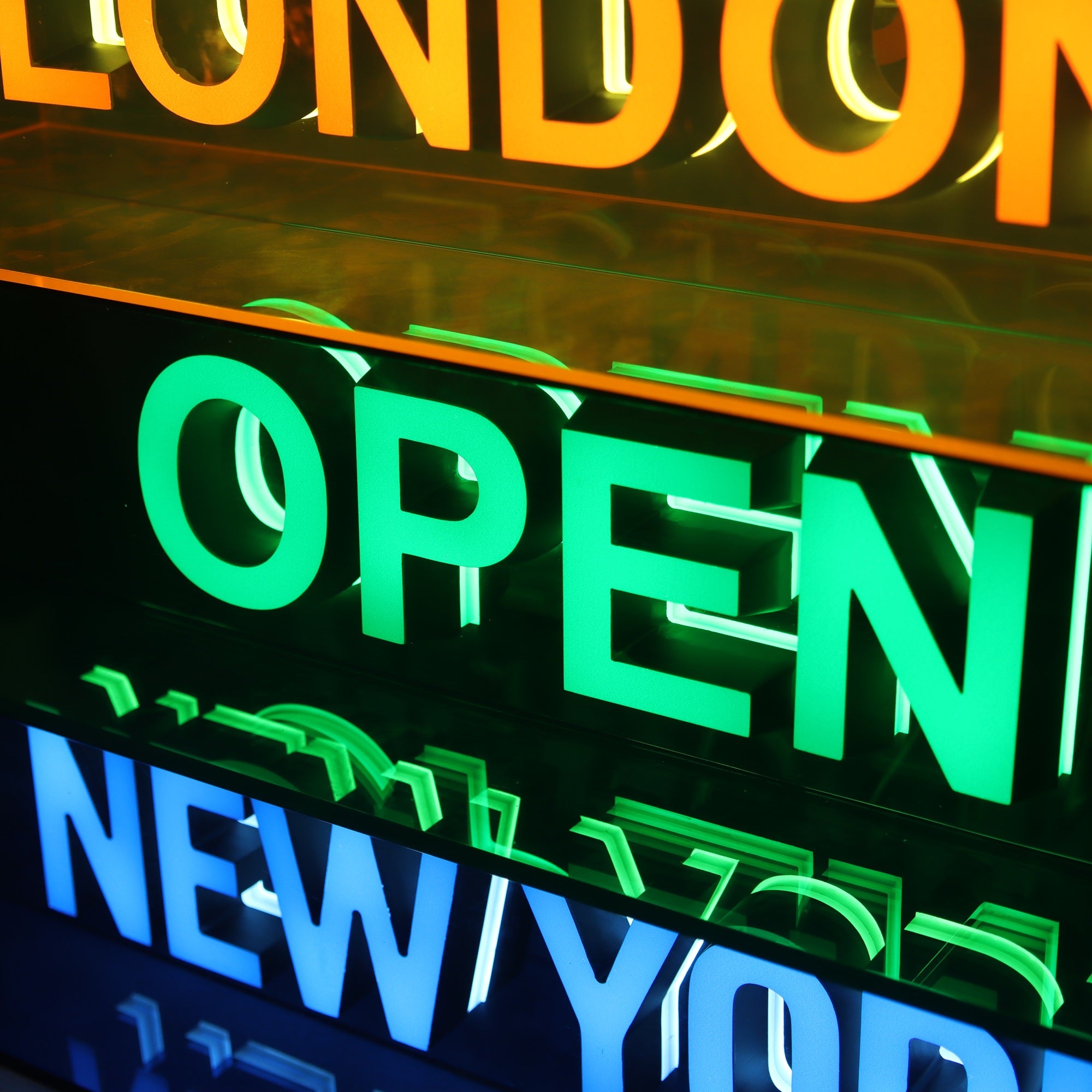Led Acrylic Letters Indoor & Outdoor Use - Customized Text LED Acrylic Letters with Transp ...