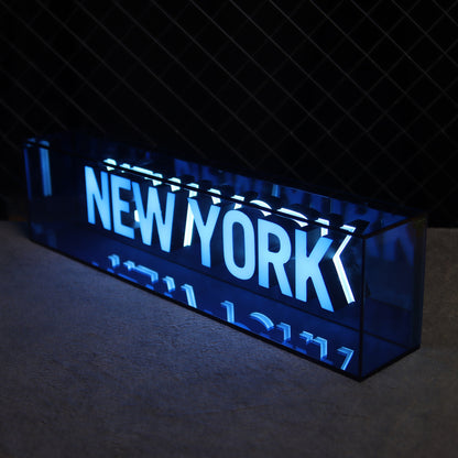 Indoor & Outdoor Use - Customized Text LED Acrylic Letters with Transparent Acrylic Box