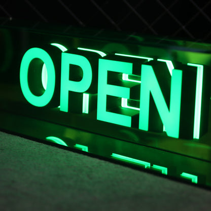 Indoor & Outdoor Use - Customized Text LED Acrylic Letters with Transparent Acrylic Box