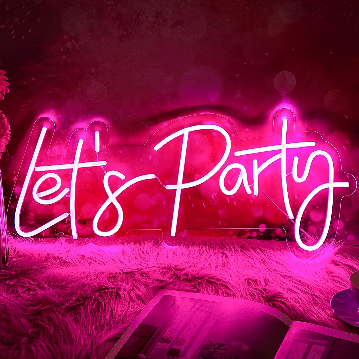 Let's Party Neon Sign