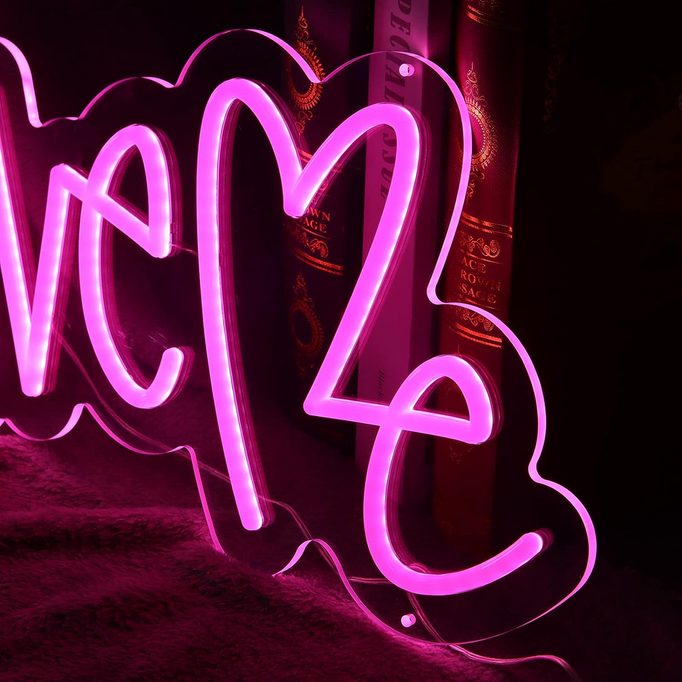 Love Me Neon Sign – LC SIGN SHOP